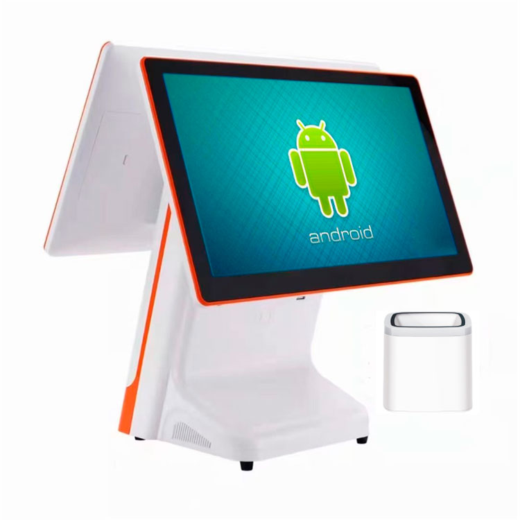 Complete dual-screen POS system